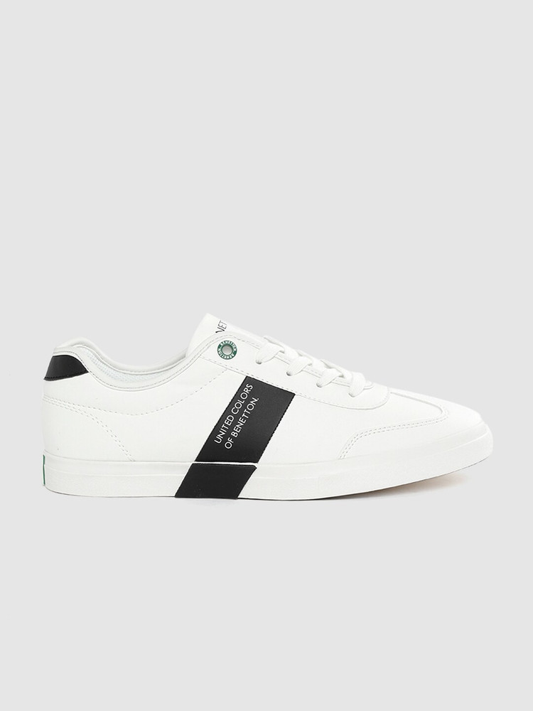 United colours of benetton white sneakers cheap