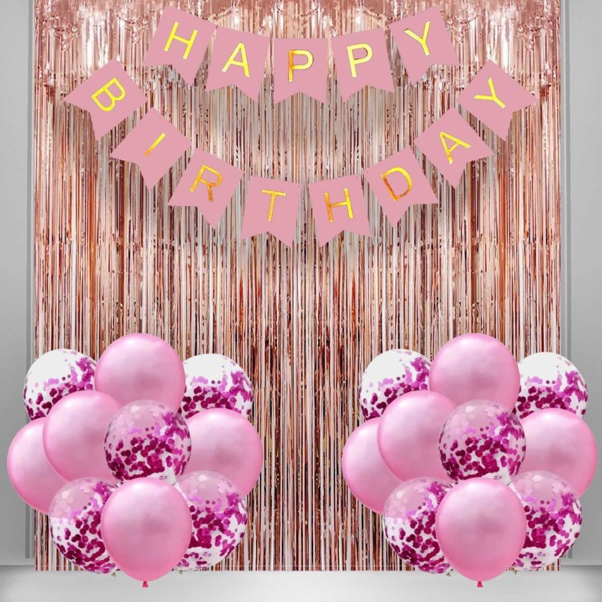 Rozi Decoration Solid Birthday Party Decorations