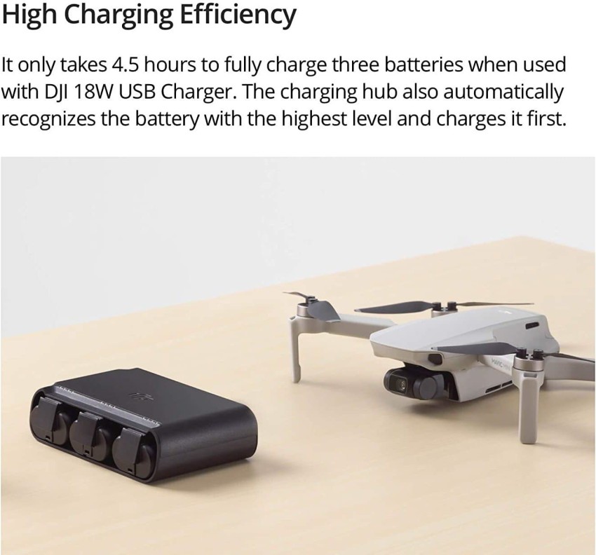 Mavic Mini 2 Two-Way Charging Hub and Two Pack Original Mini 2 Intelligent  Flight Batteries (for DJI Mini 2 Drone ONLY)