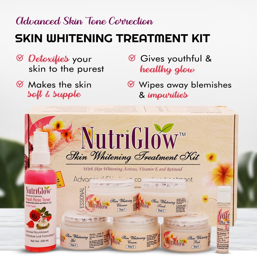 NutriGlow Combo Skin Whitening Treatment Facial Kit 310 gm