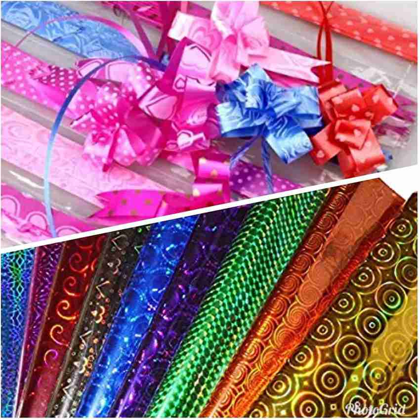Gemart369 Metallic Multicolor Gift Wrapping Paper Sheets Pack of  7(35pieces) Plastic Gift Wrapper Price in India - Buy Gemart369 Metallic  Multicolor Gift Wrapping Paper Sheets Pack of 7(35pieces) Plastic Gift  Wrapper online