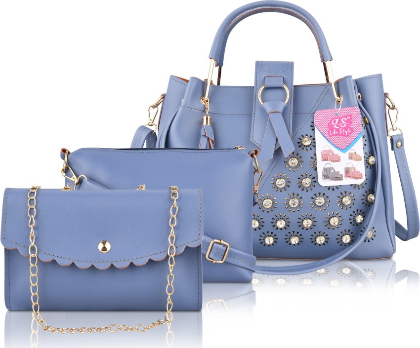 Buy zk Importers LV Women Blue Messenger Bag Blue Online @ Best Price in  India