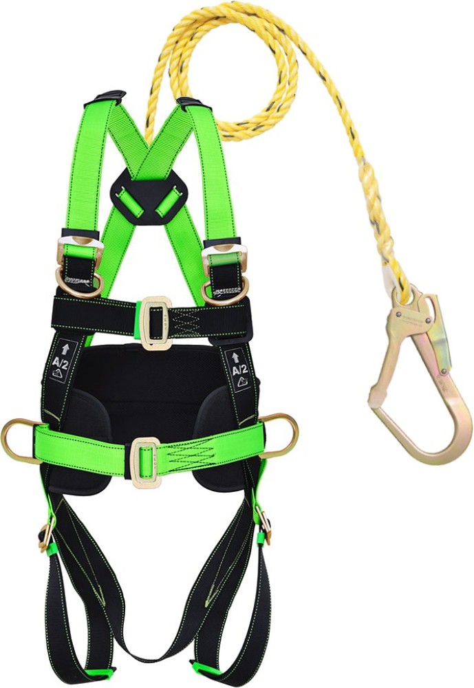 Gravitas Safety FULL BODY HARNESS WITH ROPE LANYARD Climbing