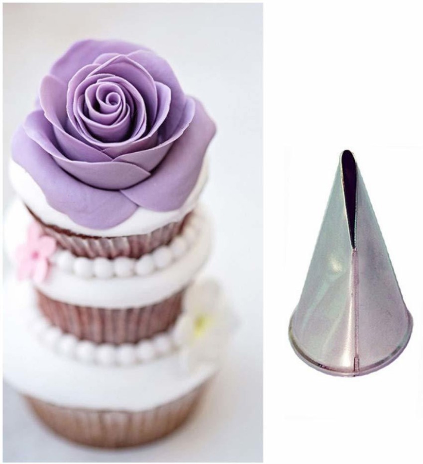 Stainless Steel Icing Piping Nozzles Cup Cake Fondant Cake Decorating – The  Kitchen Store-Oman