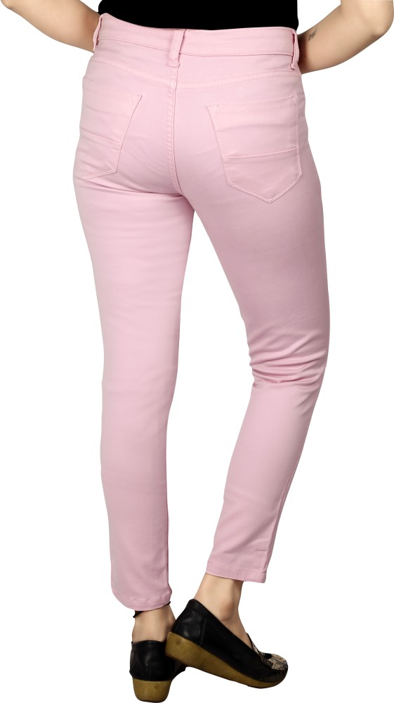 CEFALU Skinny Women Pink Jeans - Buy CEFALU Skinny Women Pink Jeans Online  at Best Prices in India