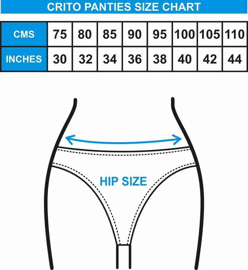 Buy CRITO Women Hipster Multicolor Panty Online at Best Prices in