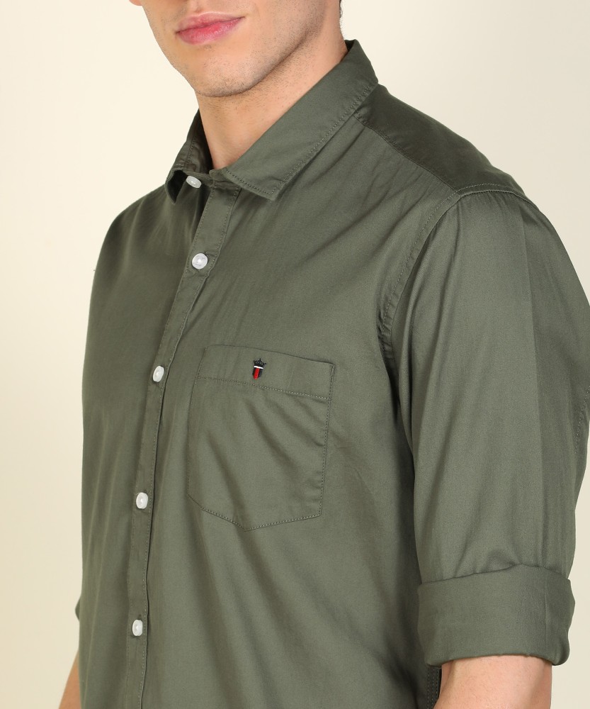 Buy Olive Green Shirts for Men by LOUIS PHILIPPE Online