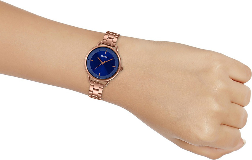 CASIO LTP-E413PG-2ADF Enticer Ladies Analog Watch - For Women - Buy CASIO  LTP-E413PG-2ADF Enticer Ladies Analog Watch - For Women A1800 (LTP-E413PG- 2ADF) Online at Best Prices in India | Flipkart.com