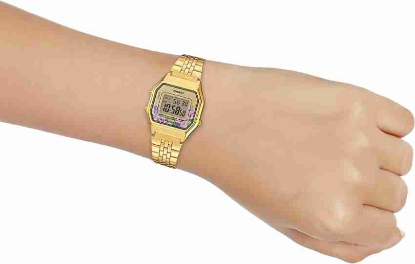 Casio classic hot sale floral watch