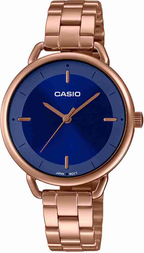 Casio women's outlet blue watch