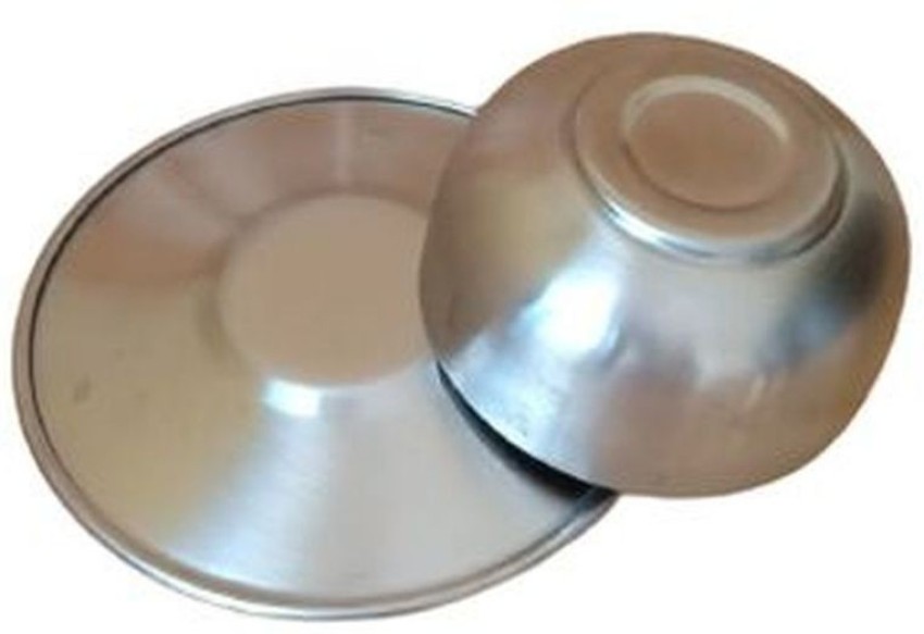 Jaypee Plus Stainless Steel Solid Soup Container/Bowl with  Steel Lid & Steel Spoon with Holder Pink: Soup Bowls