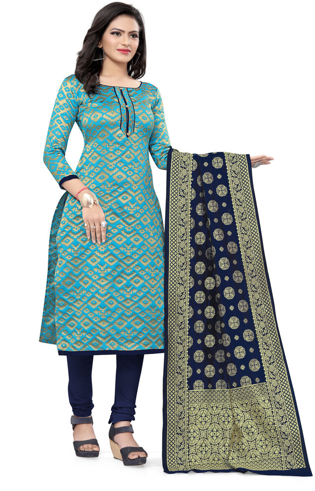 Cotton silk dress materials sales