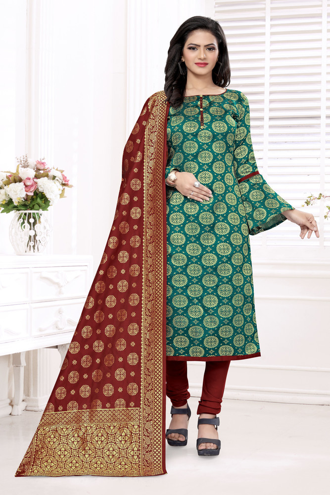 Silk dress top material neck designs