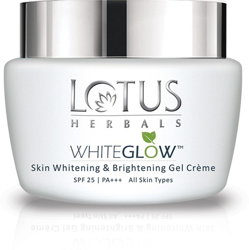 LOTUS HERBALS WhiteGlow Skin Whitening And Brightening Gel Face Cream with SPF 25 for all skin types