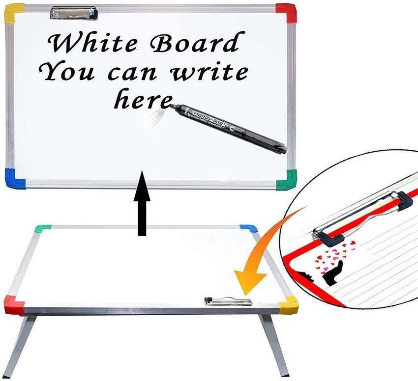 Multipurpose study outlet table with whiteboard