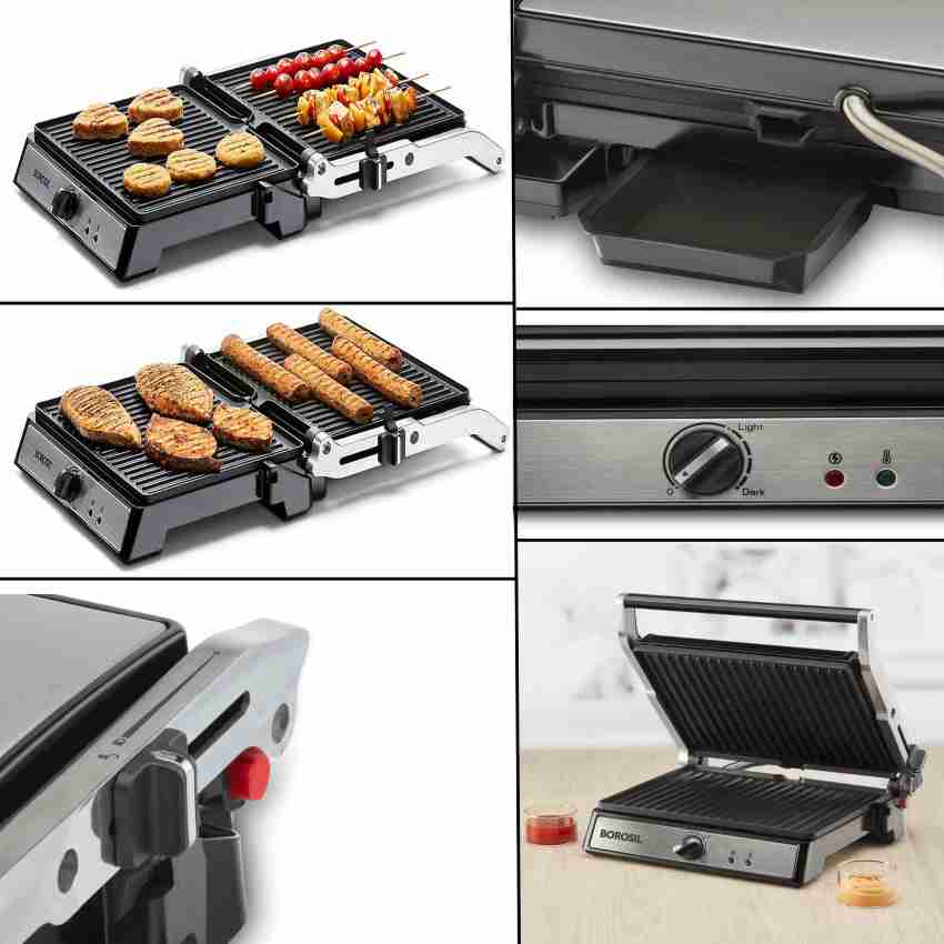 Buy SuperJumbo Grill Sandwich Maker 2000W at Best Price Online in India -  Borosil