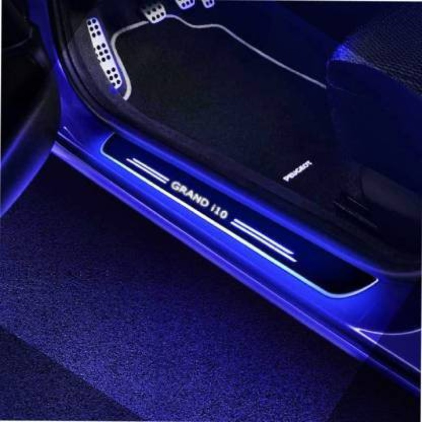 EMPICA Car Door Foot Step Scuff Plate Led Acrylic Sill Plate Compatible  With Mahindra Bolero (Blue, Set of 4 Pcs) : : Car & Motorbike
