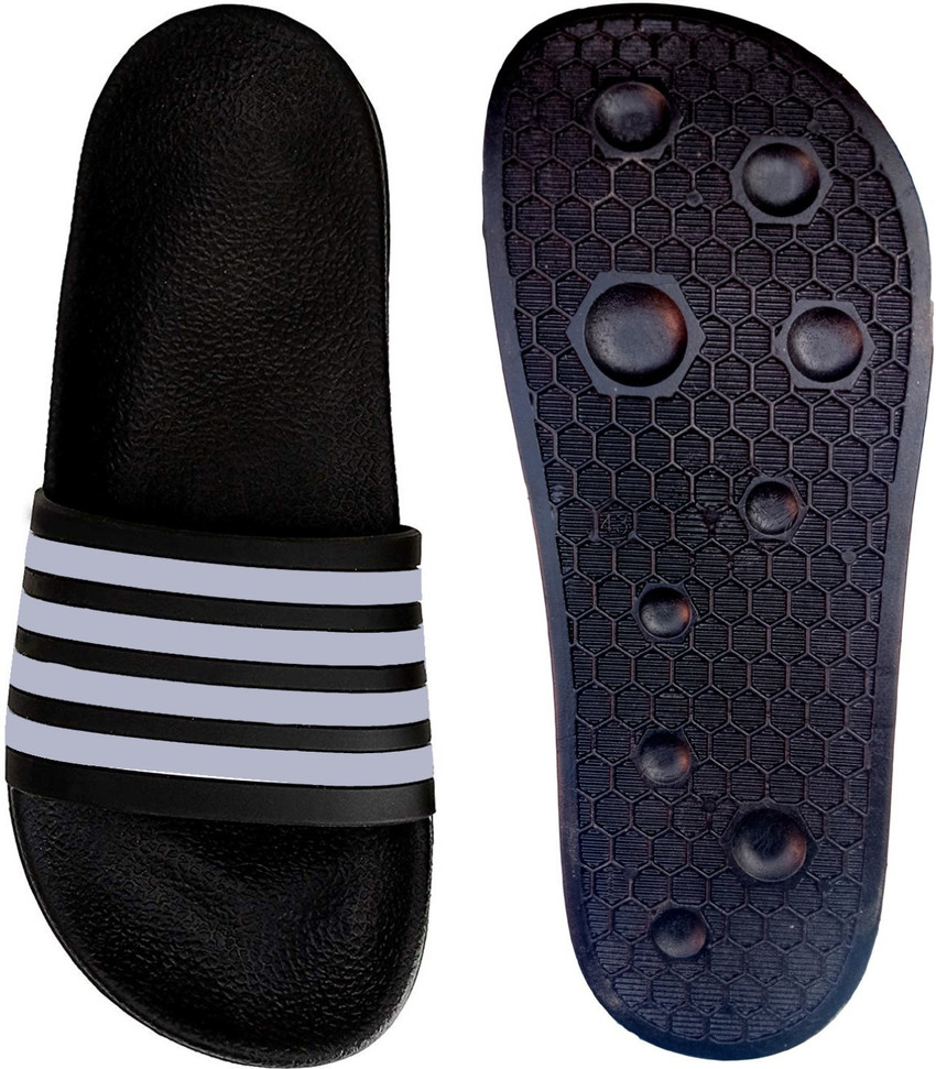 DRISHTI Men 4 Patti Soft Rubber Sliders Slippers For Men And Boys