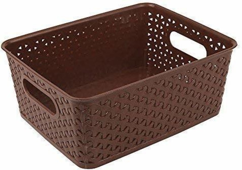 OFFER WORLD Plastic Cosmetic,Makeup Storage Basket (Size in cm26 +