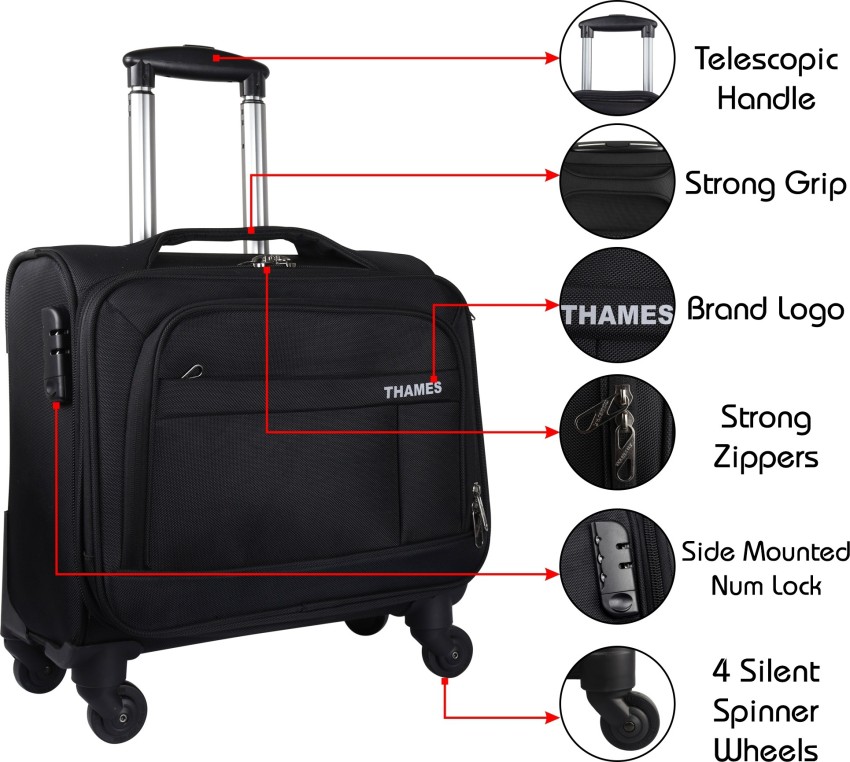 Mosiso 15-16 inch Rolling Briefcase Laptop Bag Case for Women Men with  Wheels, Expandable Overnight Computer Bag with Coded Lock&RFID Bag&Trolley  Belt for Travel Business School - Walmart.com