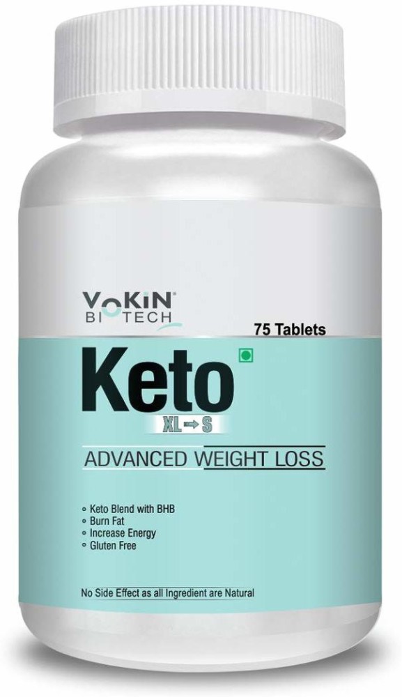 Vokin Biotech Keto Advanced Weight Loss Supplement XL to S Blue