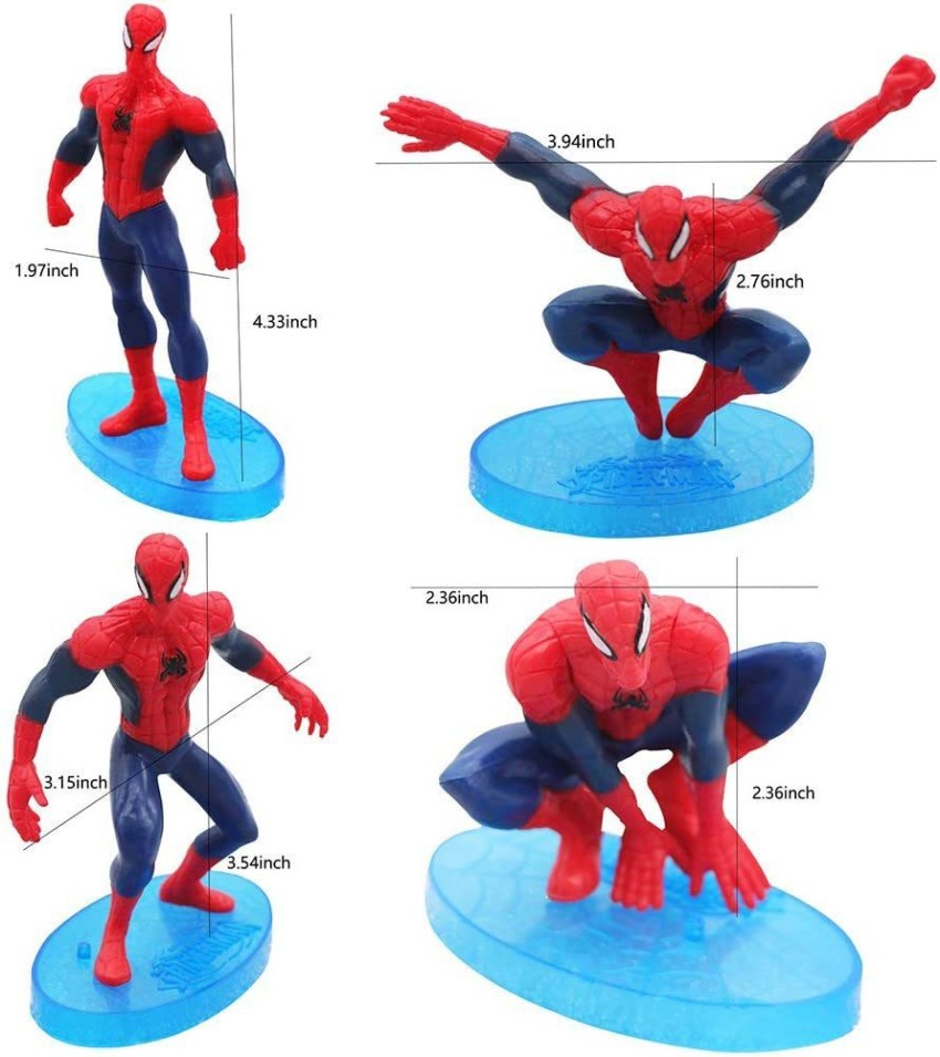 2pcs Random Spiderman figure cake Toppers + 1pc Spider web Cake topper |  eBay
