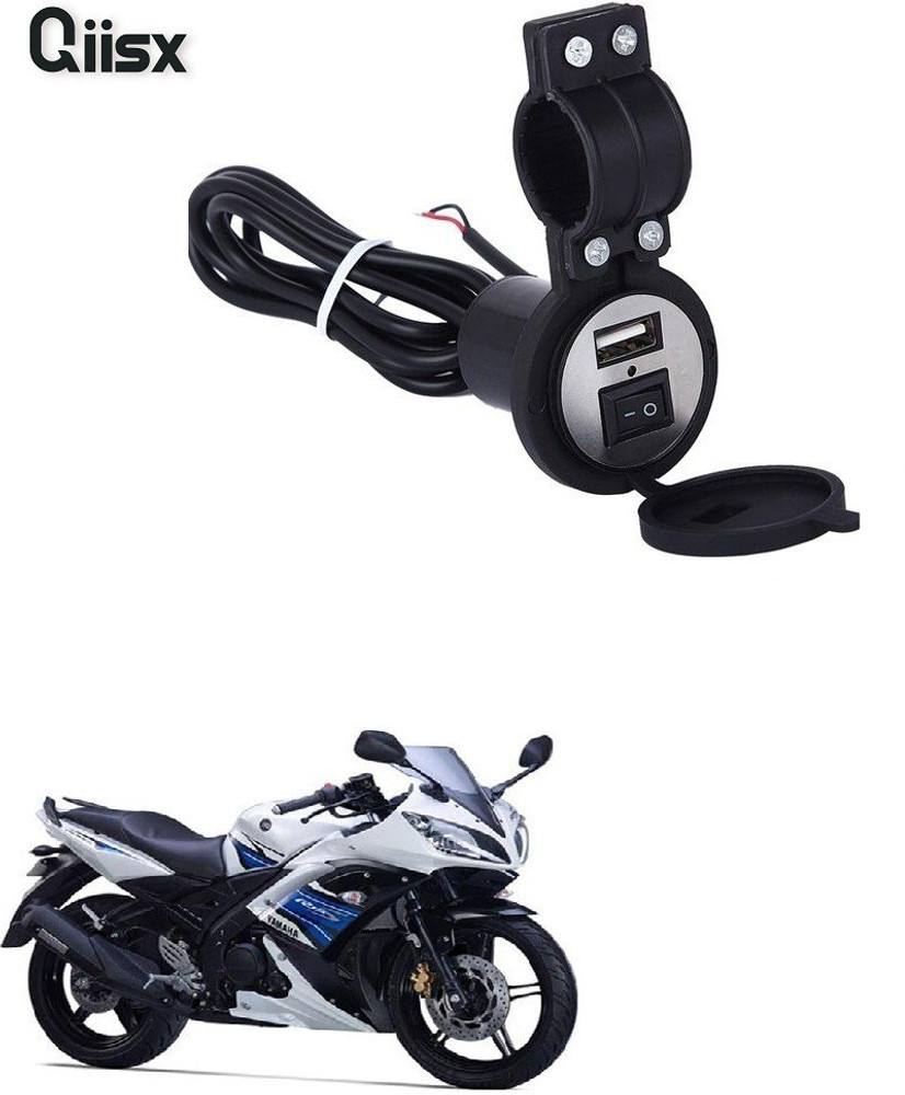 Qiisx QIX 2342 Heavy Duty Bike Mobile USB Charger For Ymha YZF R15 S 5 A Bike Mobile Charger Price in India Buy Qiisx QIX 2342 Heavy Duty Bike Mobile USB Charger For