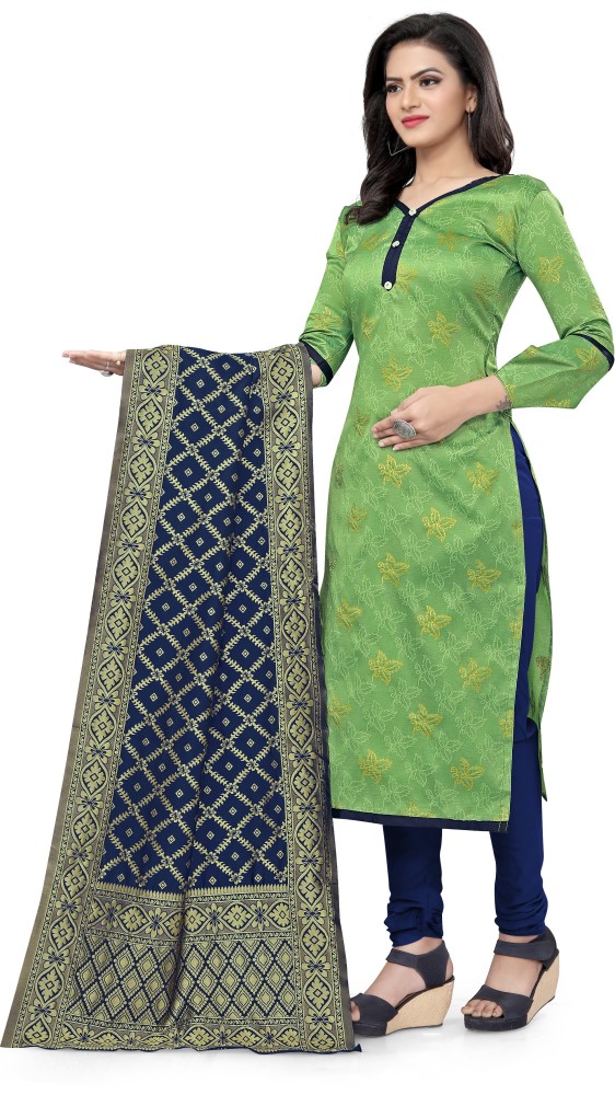 Churidar neck designs on sale for silk materials