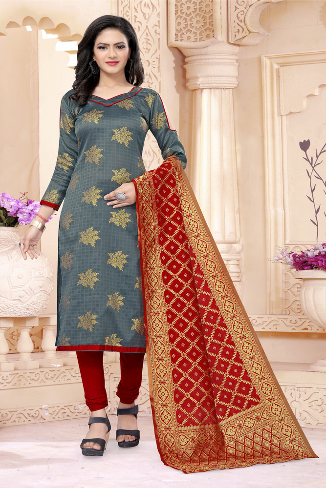 Textile catalog Jacquard Self Design Kurta Churidar Material Price in India Buy Textile catalog Jacquard Self Design Kurta Churidar Material online at Flipkart