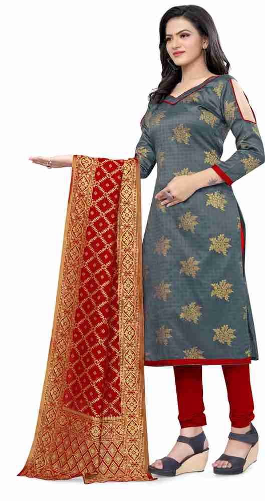 Textile catalog Jacquard Self Design Kurta Churidar Material Price in India Buy Textile catalog Jacquard Self Design Kurta Churidar Material online at Flipkart