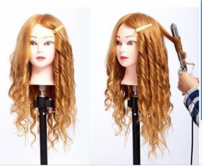 Buy Traininghead 2628 Synthetic Hair Mannequin Head Training Head Hair  Styling Hairdresser Cosmetology Manikin Head Doll Head with Free Clamp for  Female 1711BY0220 Online at desertcartINDIA