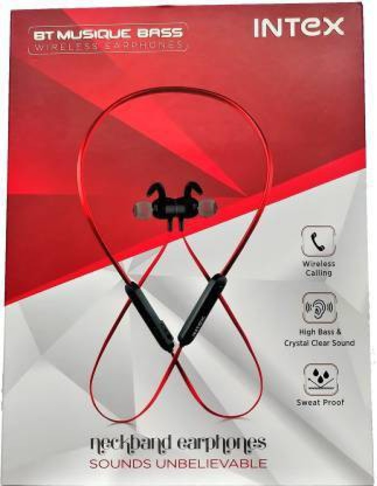 Intex BT MUSIQUE PRO Wireless Bluetooth Neckband Earphones