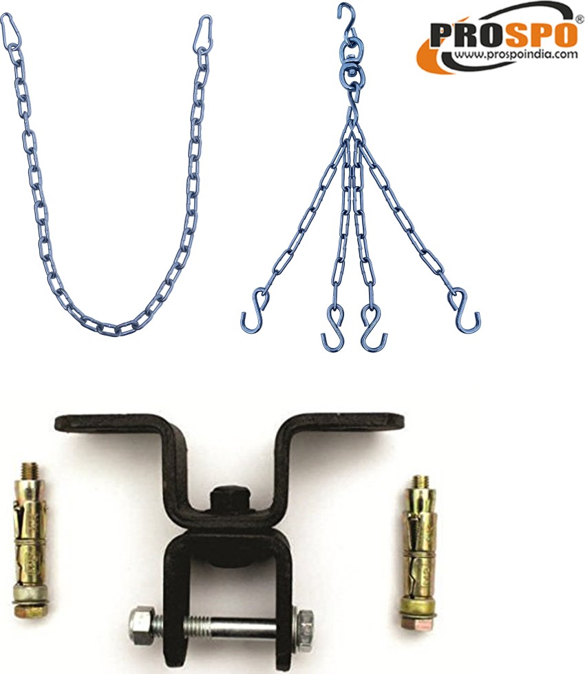 PROSPO Boxing Bag Hanging Kit, Tri-combo includes- Roof Ceiling Hook, Heavy  bag Chain and 4 Feet Extension Chain Fitness Accessory Kit Kit - Buy PROSPO Boxing  Bag Hanging Kit, Tri-combo includes- Roof