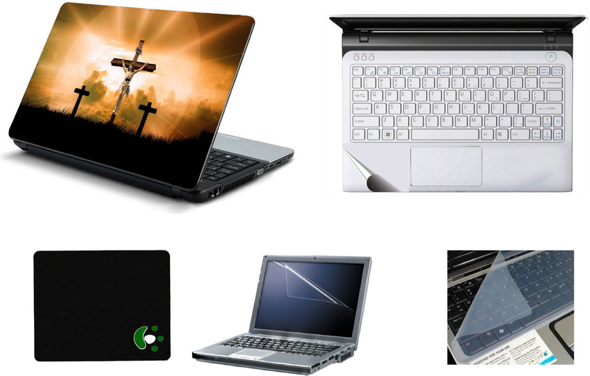 Mitram 5in1 Laptop Accessories Combo 15.6 Inch God Jesus laptop