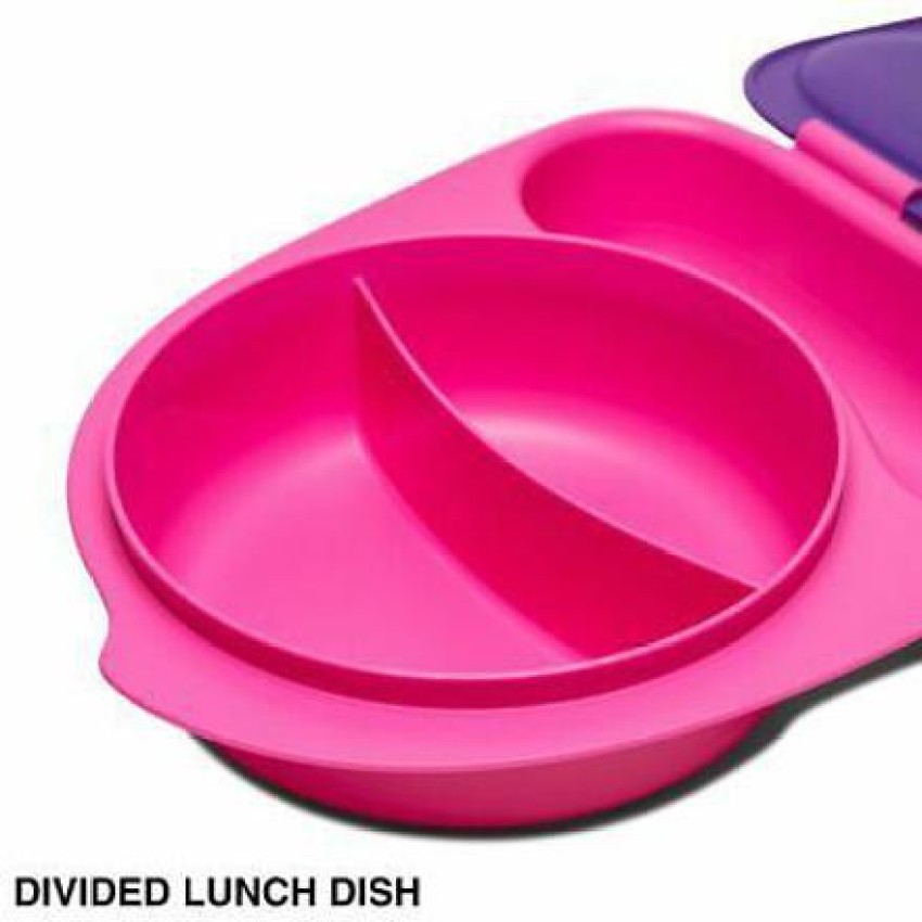 Tupperware Crystalwave Lunch 'n Dish - Pink, Size: One Size