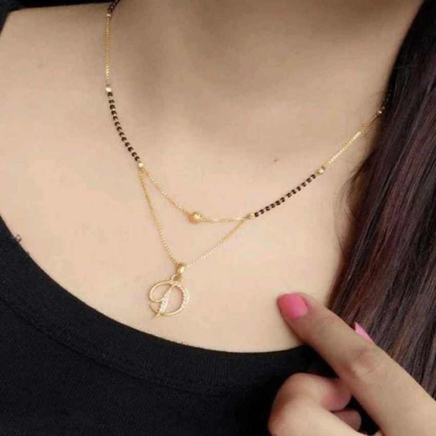 Name gold mangalsutra outlet