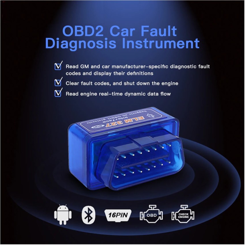 FStyler Imported Mini ELM327 Bluetooth ELM 327 V2.1 Interface OBD2/OBD II  Auto Car Diagnostic Scanner with Software CD OBD Reader Price in India -  Buy FStyler Imported Mini ELM327 Bluetooth ELM 327