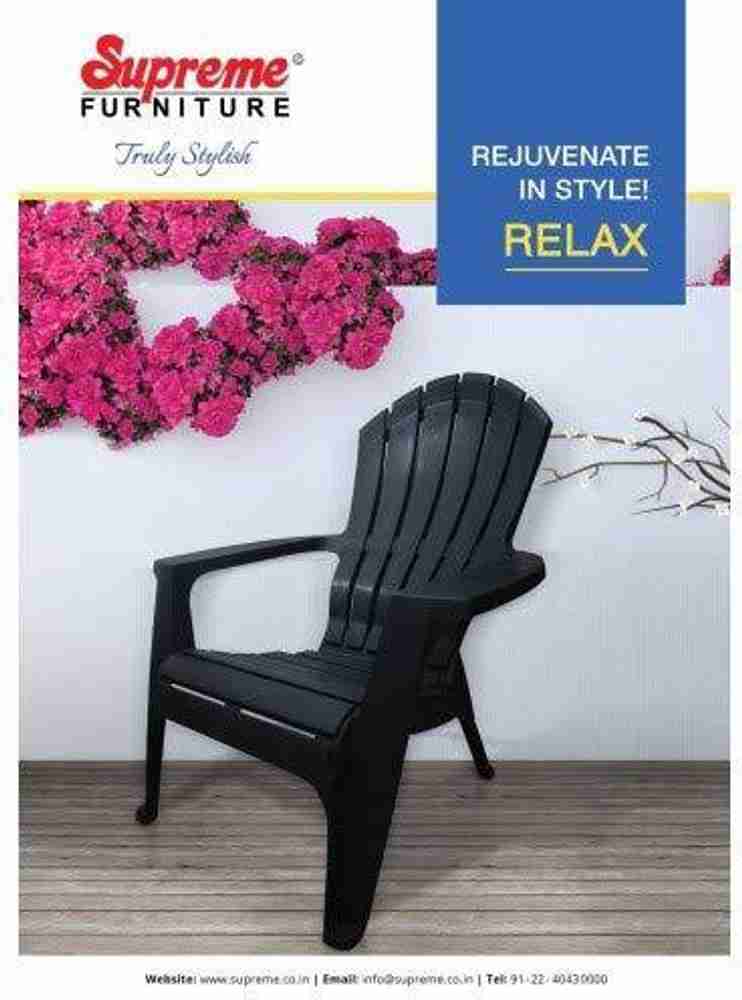 Supreme Relax Chair Set of 2 Chairs Plastic Cafeteria Chair Price in