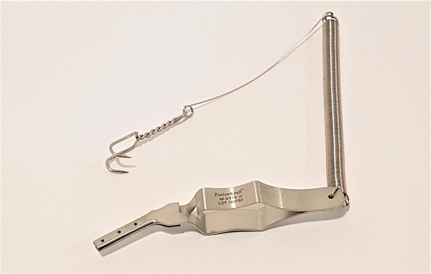 FusionKraft Yasargil Galea Fixation Spring Hook (for Cranial Galea  Fixation) (Fish Hook), with Clamp, Spring & Double Prong Sharp Hook, 31cm  Surgical Hook Price in India - Buy FusionKraft Yasargil Galea Fixation