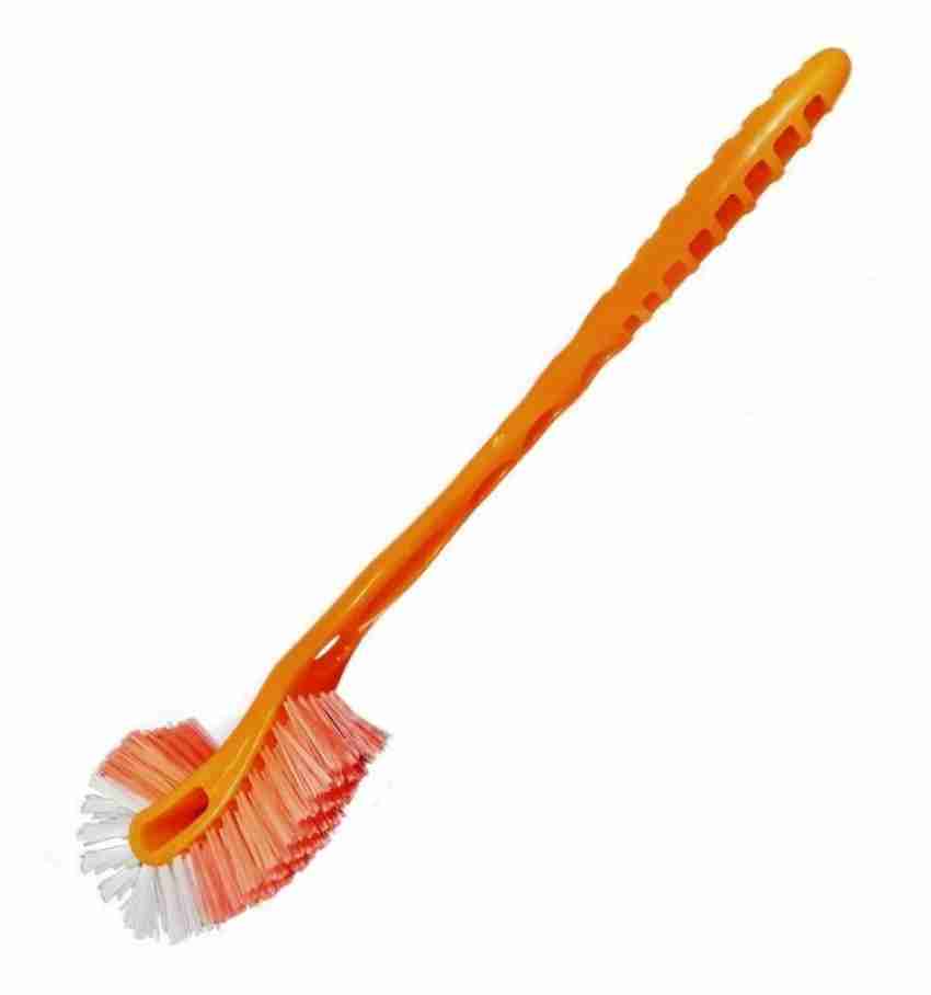 worldvery Double Sided Plastic Toilet Cleaning Bathroom Brush