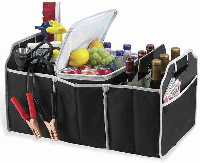 LAVITRA Car Boot Storage Organizer Heavy Duty Collapsible Boot