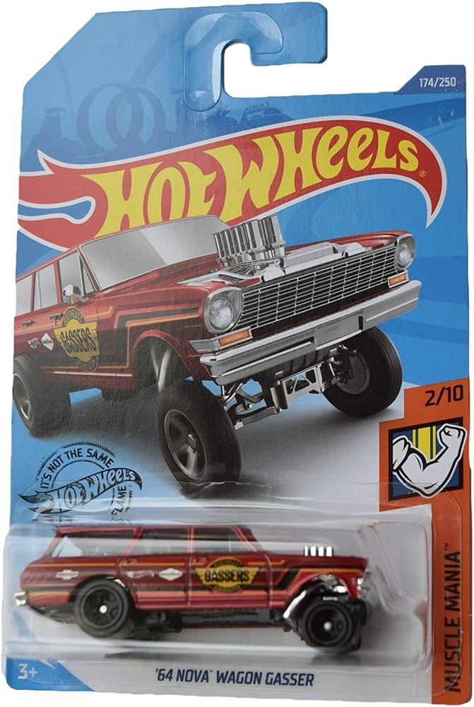 Carrinho Hot Wheels '64 Nova Wagon Gasser (X7QRX) - Mattel