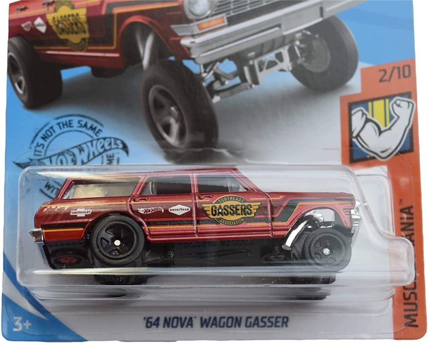 Carrinho Hot Wheels '64 Nova Wagon Gasser (X7QRX) - Mattel