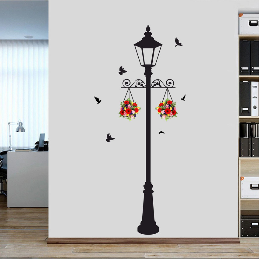 Street light wall painting outlet