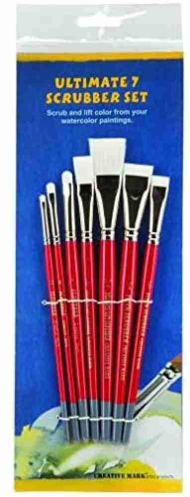 Creative Mark Scrubber Watercolor Brushes - Professional