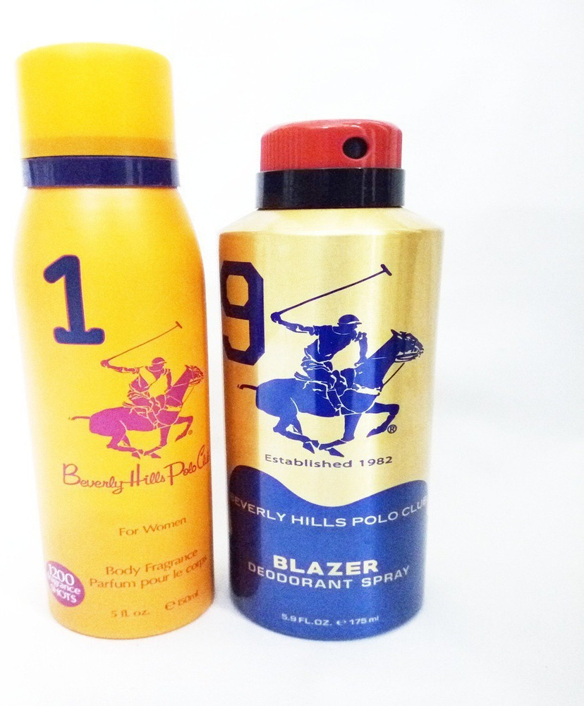 BEVERLY HILLS POLO CLUB 1 AND BLAZER Deodorant Spray For Men Women Price in India Buy BEVERLY HILLS POLO CLUB 1 AND BLAZER Deodorant Spray For Men
