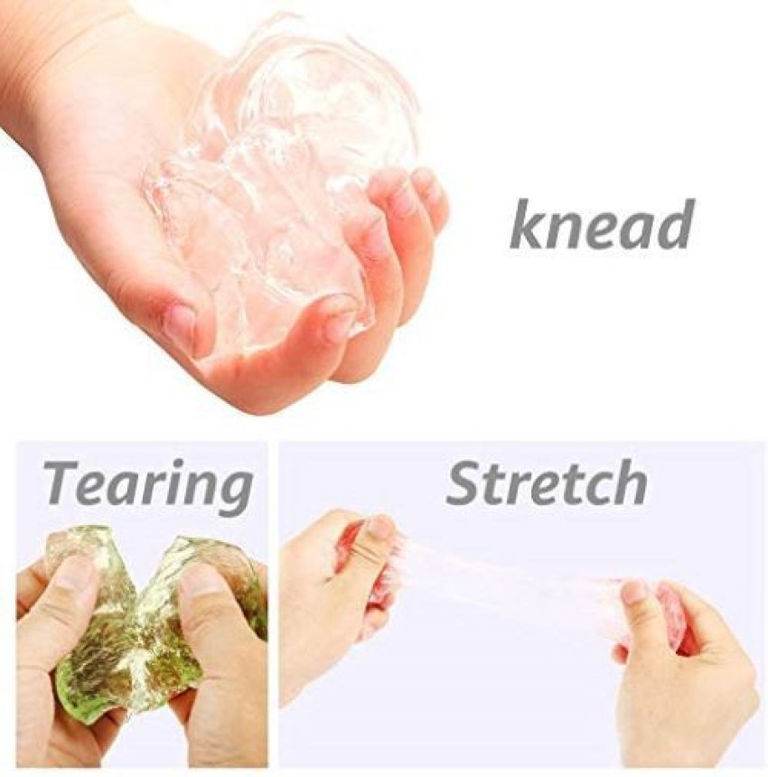Juliana Clear Slime ,Soft Crystal Putty Stretchy Slime Toy