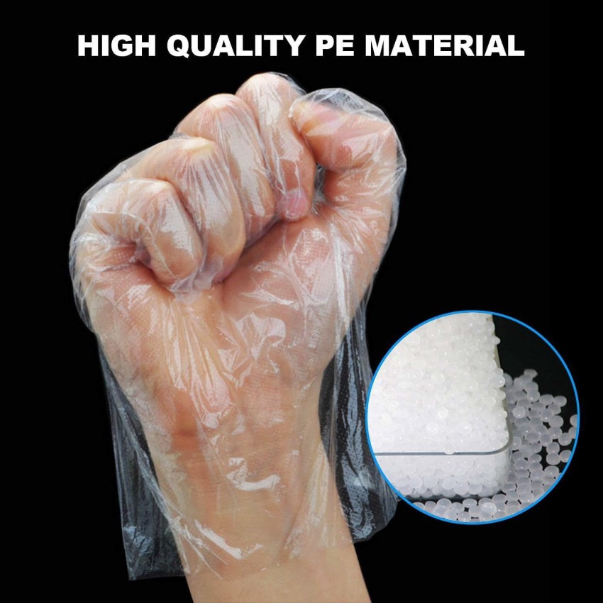 Disposable Food Prep Gloves - 1000-Piece Plastic Food Safe