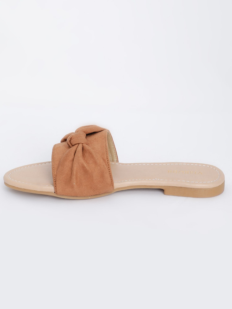 Vishudh Women Tan Flats Buy Vishudh Women Tan Flats Online at