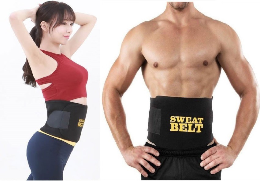 Svello Sweat Waist Trimmer Fat Burner Belly Tummy Waist Slim  Belt/Adjustable Sweat Slim Belt/Hot Shaper Slim Belt/Premium Waist Trimmer  For Men 